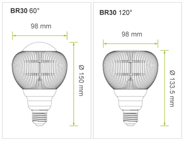 LED Lighting - BR30 Specifications